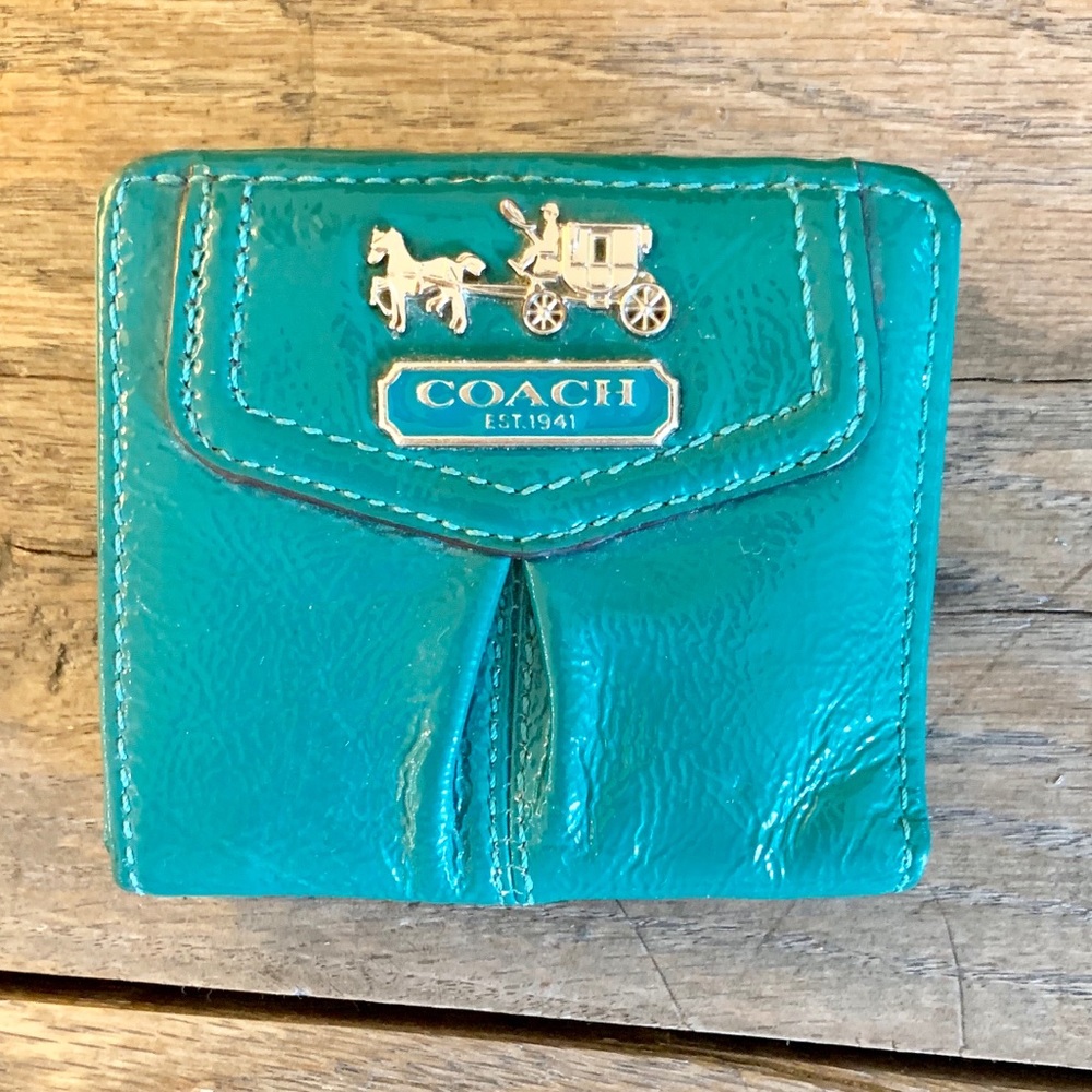 COACH TURQUOISE WALLET
